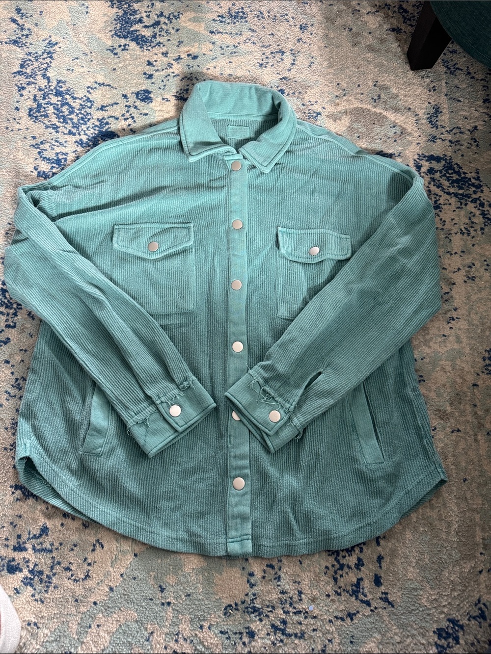 Teal Women’s Button-Up Shacket NWT